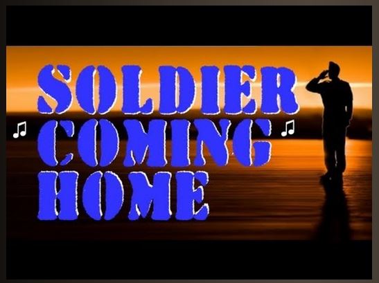 soldier coming home